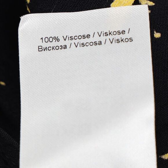 Ganni Printed Maxi Dress in Black Viscose - Picture 6 of 10